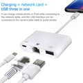 Miniatyrbild 5 av 10: iPhone/iPad hub från Lightning till Ethernet + USB + Lightning