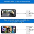 Miniatyrbild 10 av 10: iPhone/iPad hub från Lightning till Ethernet + USB + Lightning