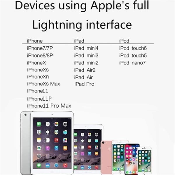 Hörlurs och laddadapter Lightning x2  till Lightning