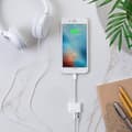 Miniatyrbilde 7 av 8: Hodetelefon og ladedapter 2xLightning + 3,5mm til Lightning