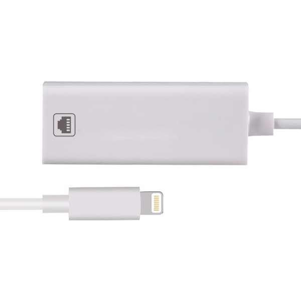 Lightning til Ethernet-adapter til iPhone og iPad - til iOS 14 og tidligere