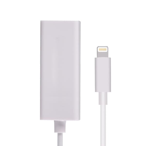 Lightning til Ethernet-adapter til iPhone og iPad - til iOS 14 og tidligere