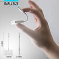 Miniatyrbillede 3 af 8: Høretelefon- og ladeadapter 2 x Lightning + 3,5mm til Lightning