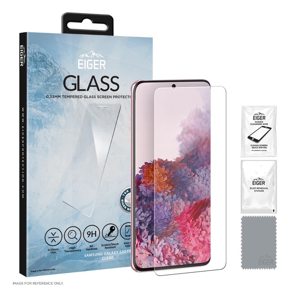 Eiger Glas Skærmskåner Samsung Galaxy S20 FE Klar