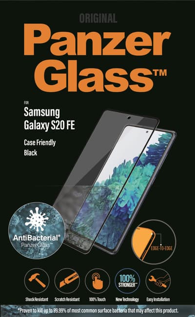 PanzerGlass Samsung Galaxy S20 FE Case Friendly AB, Black
