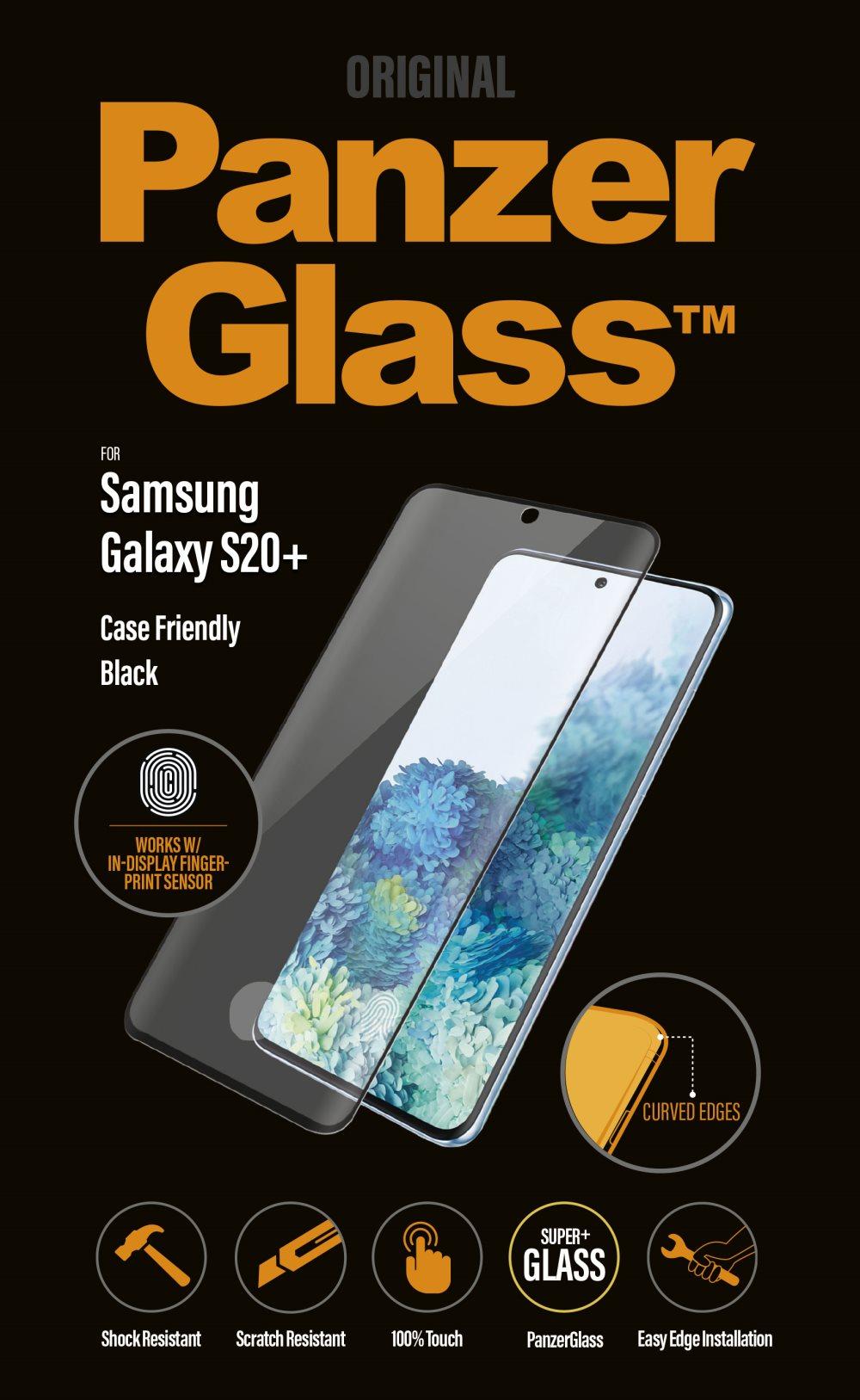 PanzerGlass Samsung Galaxy S20+ Fingerprint Case Friendly Black