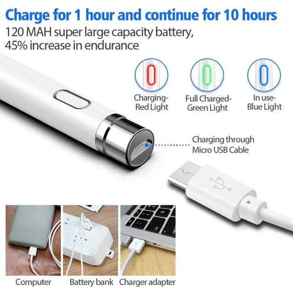 1.4mm Korkean herkkyyden Stylus Kynä iPadille, iPhonelle, Galaxylle