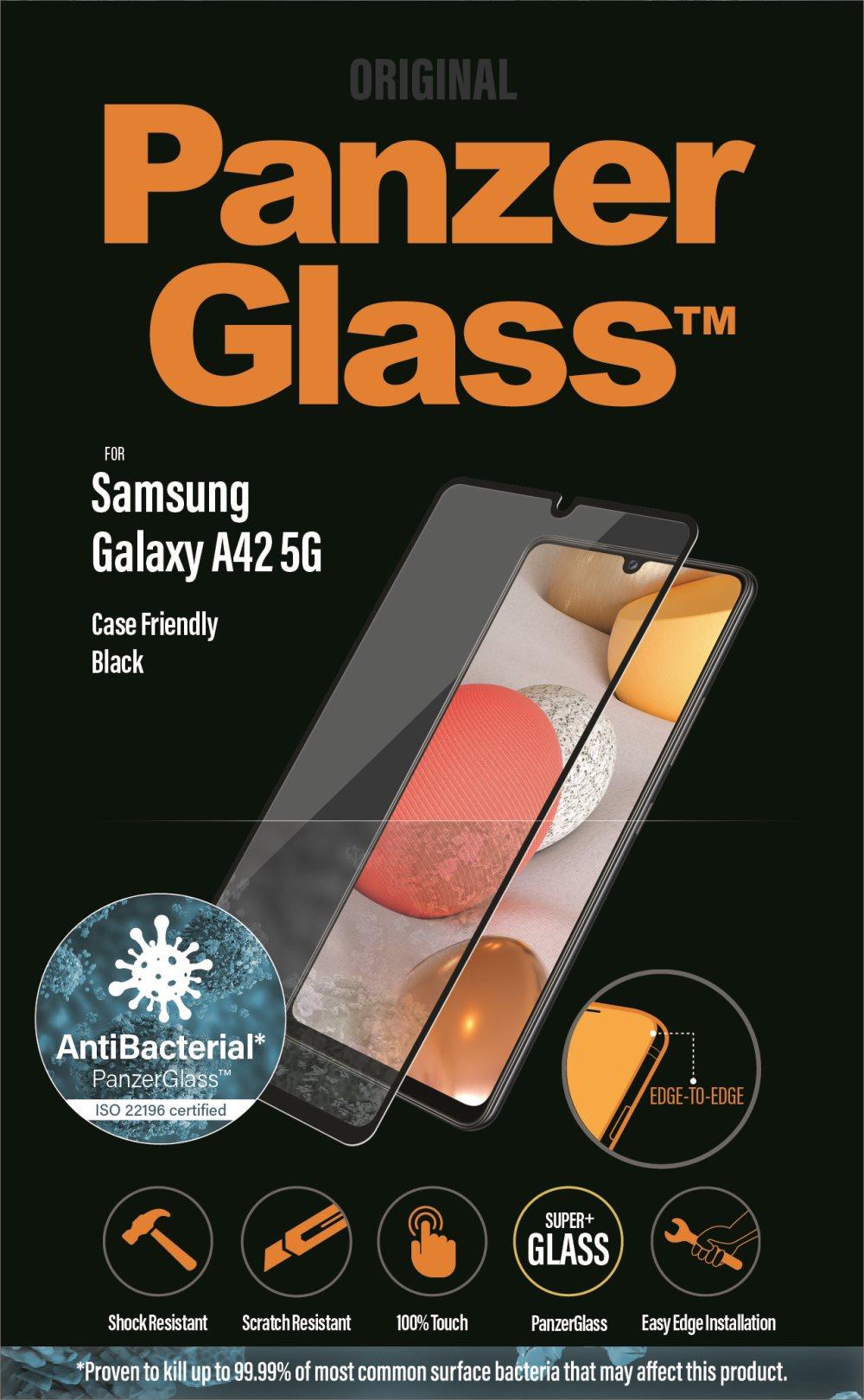 PanzerGlass Samsung Galaxy A42 5G Case Friendly AB, Black