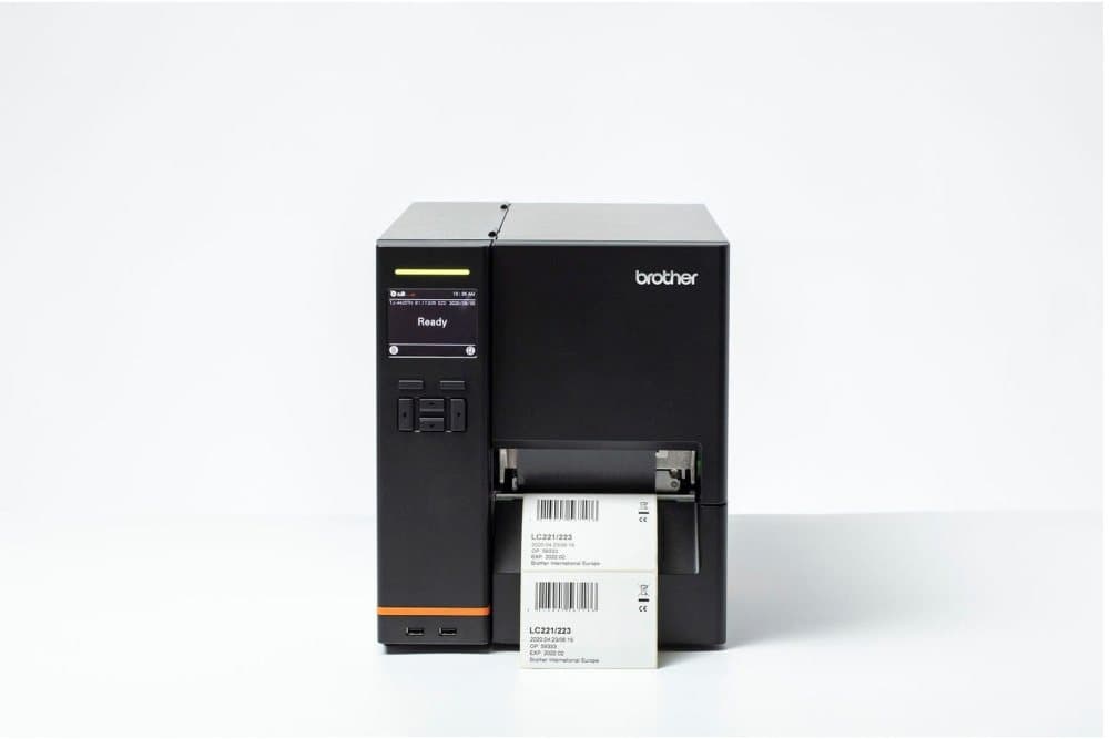 Brother industrial label printer with high resolution printing