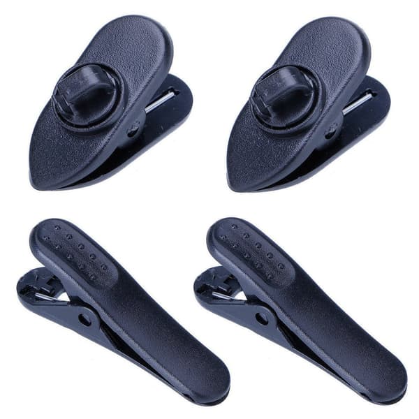 Hållare till hörlurssladd - hörlursklämma - 4-pack - Olika kombinationer