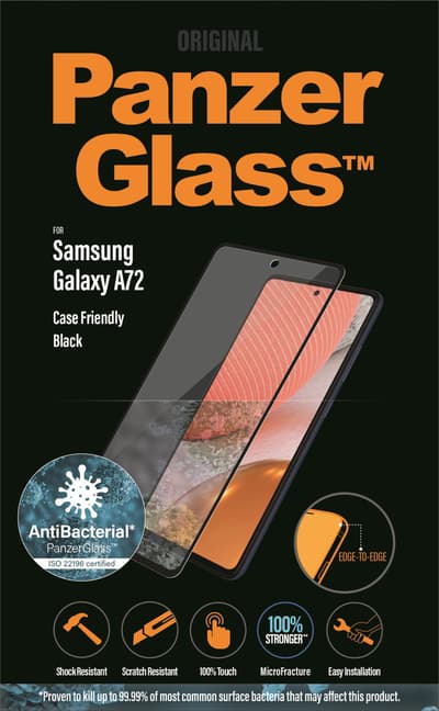 PanzerGlass Samsung Galaxy A72 Case Friendly, Black AB