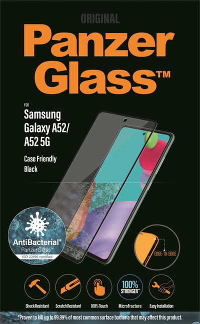 PanzerGlass Samsung Galaxy A52/A52 5G Case Friendly, Black AB