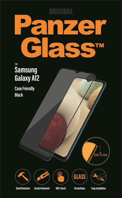 PanzerGlass Samsung Galaxy A12 Case Friendly, Black