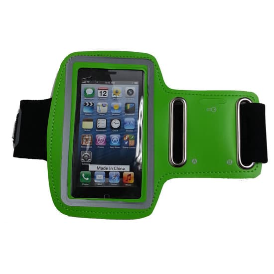 Sportsløbearmbånd til iPhone 5 5S 5C SE & iPod touch v5 v6 - Grøn