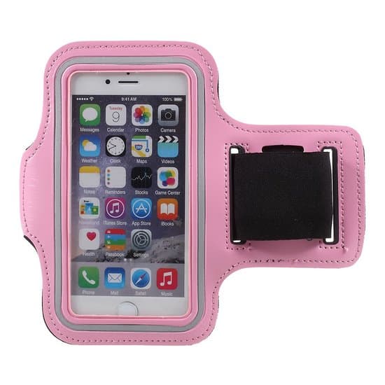 Sports Running Armband för iPhone 6/6s/7/8/SE (2020) - Rosa
