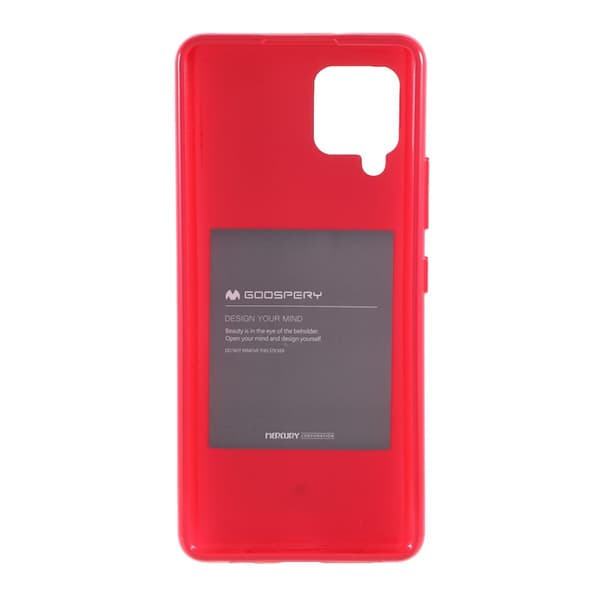 Mercury Samsung Galaxy A42 5G Kuori Jelly Glitter Punainen