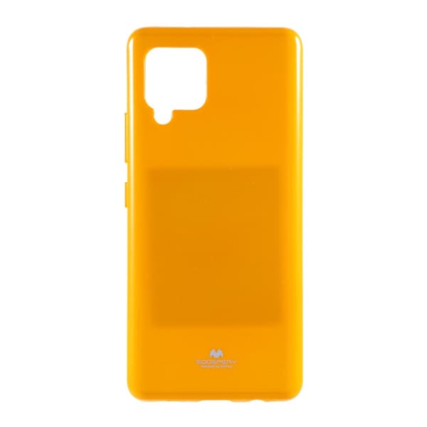 Mercury Samsung Galaxy A42 5G Skal Jelly Glitter Gul