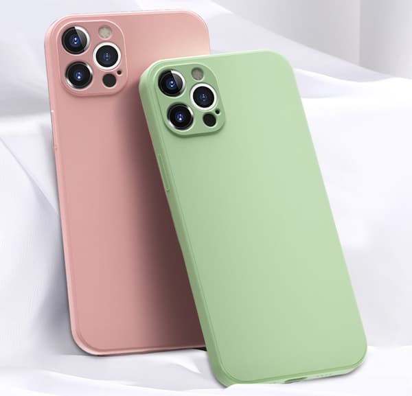 iPhone 12 Pro Max Mikrofiber silikonskal