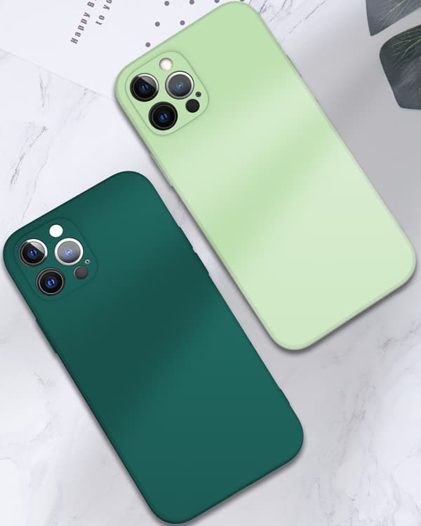 iPhone 12 Pro Max Mikrofiber silikonskal