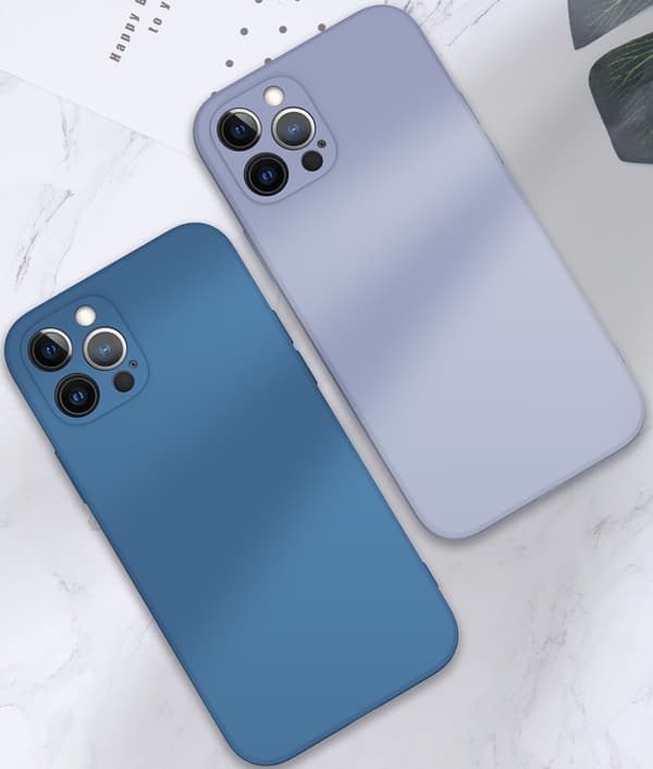 iPhone 12 Pro Max Mikrofiber silikonskal