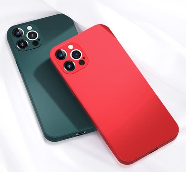 iPhone 12 Pro Max Mikrofiber silikonskal