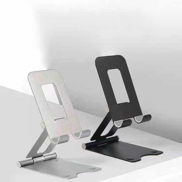 Vikbart stabilt aluminiumställ till mobilen