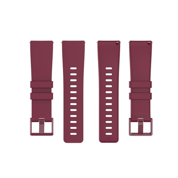 Silikon Armband Fitbit Versa 2/Versa Lite - Vinröd