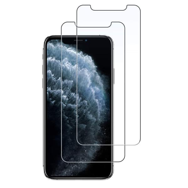 2-Pack härdat glas för iPhone Xs Max