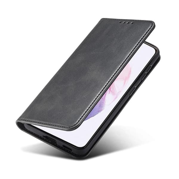 Samsung Galaxy S21 Plus - Läder Flip Fodral - Svart