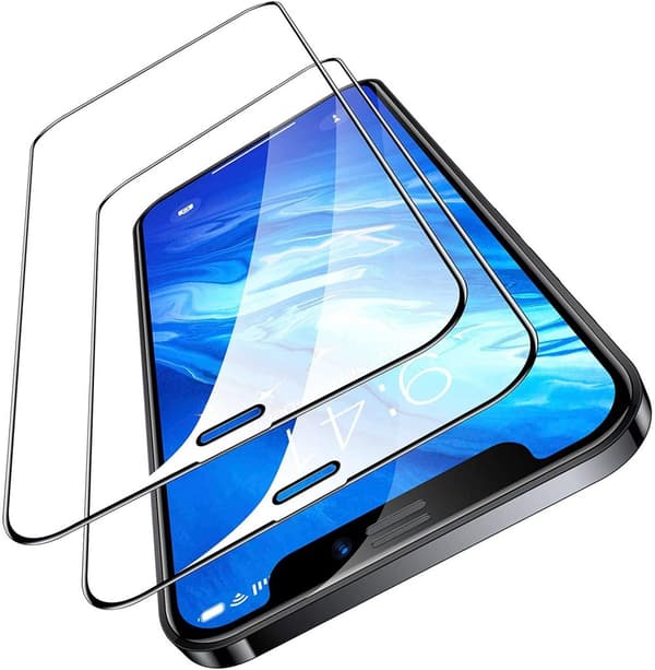 iPhone 12 Mini - 2-Pack Heltäckande Skärmskydd i Härdat Glas