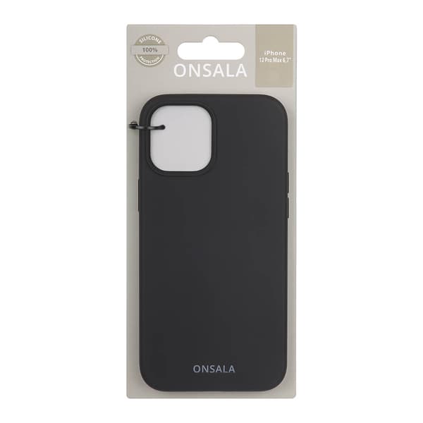 Mobilcover Silikone Black - iPhone 12 Pro Max