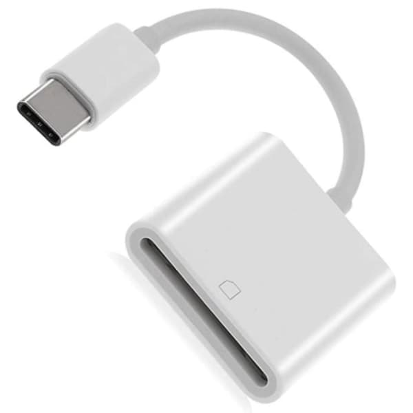 USB-C til SD-kortlæser iPhone Hvid 1-Pack USB-C til SD-kortlæser iPhone Hvid 1-Pack