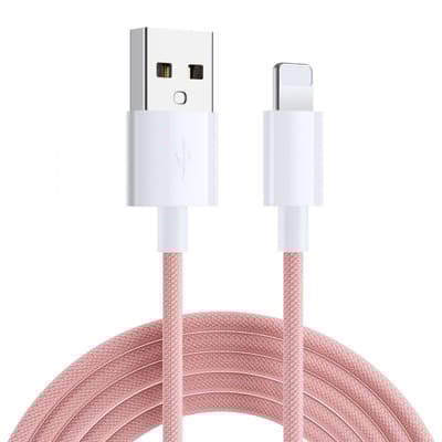SiGN Boost USB-A til Lightning Kabel 2.4A 2m - Rosa