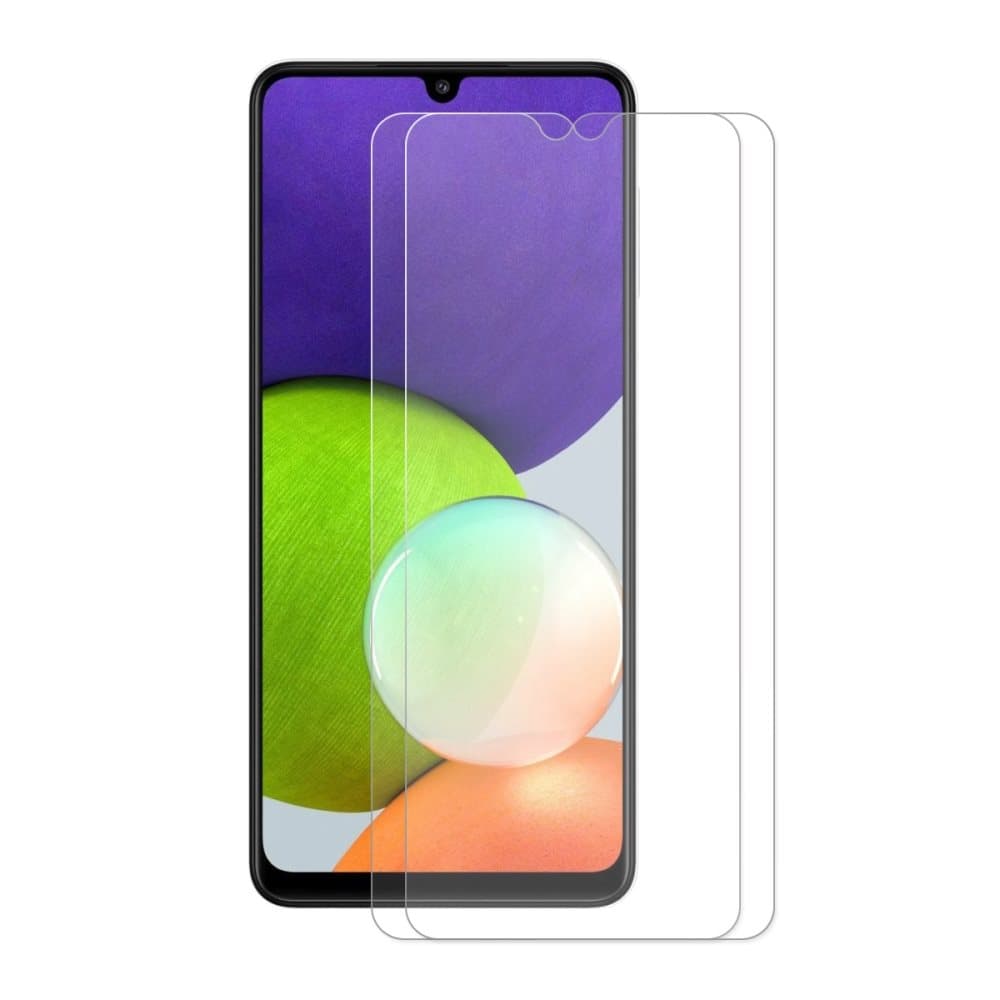 Skärmskydd i härdat glas till Samsung Galaxy F22 / M22 - 2-pack
