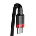 Miniatyrbild 2 av 4: Baseus Cafule PD USB-C - USB-C 100W 5A 2 m Röd/Svart