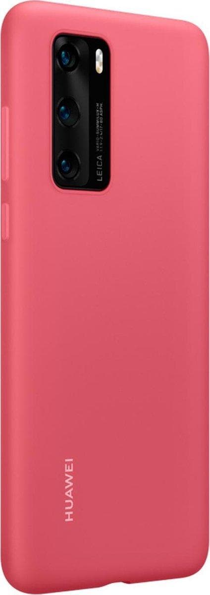 Huawei Silicon Skyddsfodral till Huawei P40 - Berry Red