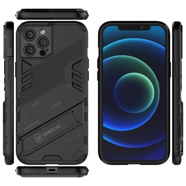 iPhone 13 Pro Stødtæt taske med Kickstand ThinArmor® V2