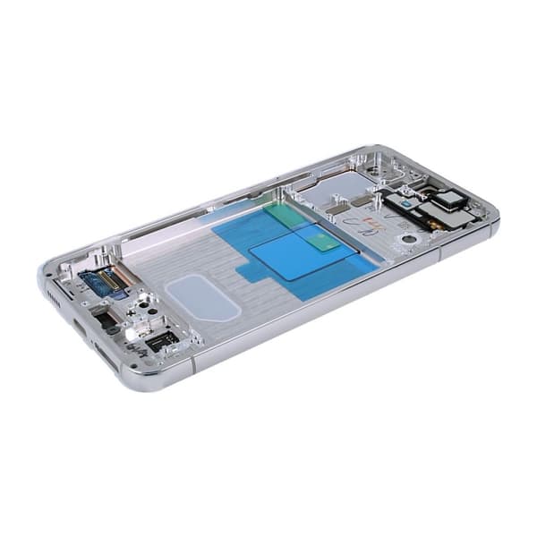 Samsung Galaxy S22 Skärm med LCD Display Original - Vit/Cream/Blå