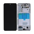 Miniatyrbild 1 av 7: Samsung Galaxy S22 Skärm med LCD Display Original - Vit/Cream/Blå