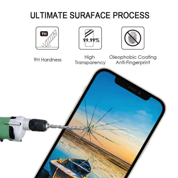Fullskjermbeskyttelse i herdet glass til iPhone 13 / 13 Pro