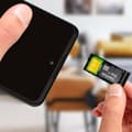 Pikkukuva 5 / 5: Samsung Galaxy A52s simkortshållare - svart