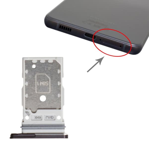 Samsung Galaxy S21 FE Simkortshållare - Svart