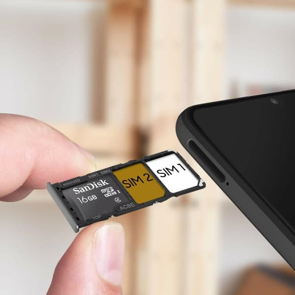 Samsung Galaxy A32 4G Simkortshållare - Svart