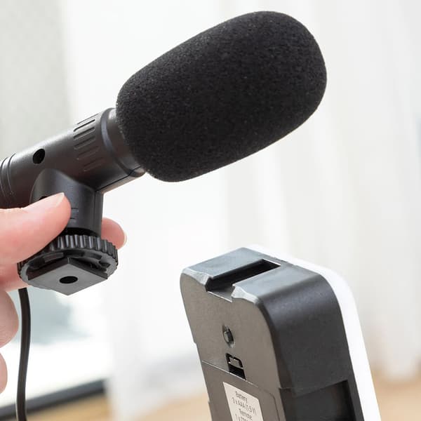 Vloggesett til mobiltelefonen med lys, mikrofon og fjernkontroll