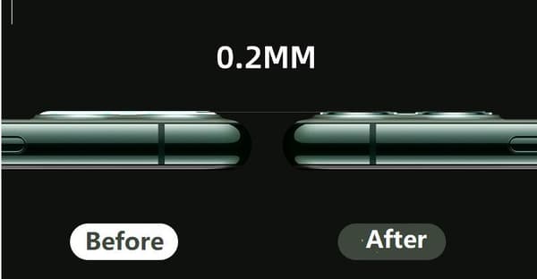 2 Pack iPhone 11, 11 Pro, Pro Max Kamera Härdat Glas Skärmskydd
