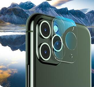 2 pcs iPhone 11, 11 Pro, Pro Max Camera Tempered Glass Screen Protector