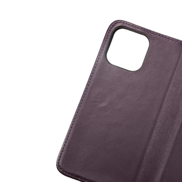iPhone 14 Plus Plånboksfodral Läder Rvelon - Lila