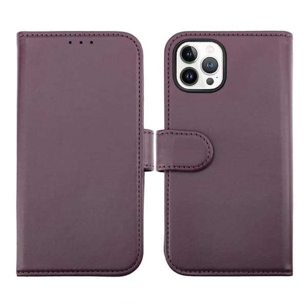 iPhone 14 Pro Plånboksfodral Magnet Rvelon - Lila