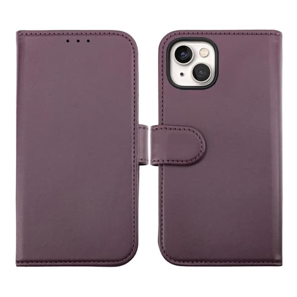 iPhone 14 Plus Plånboksfodral Magnet Rvelon - Lila