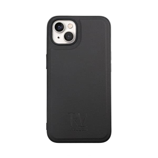 iPhone 14 Plus Plånboksfodral Magnet Rvelon - Svart